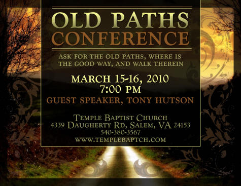 Old Paths Conference