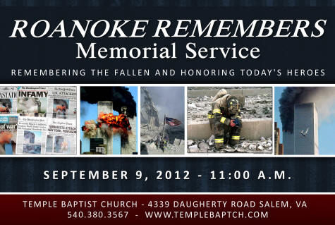 Roanoke Remembers Memorial Service