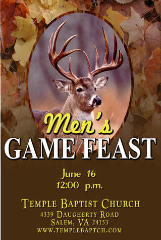 Men's Wild Game Feast